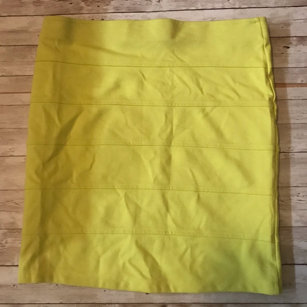 Forever 21 neon mini skirt